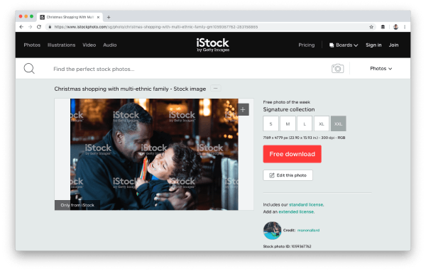 سایت iStock یکی از سایت عکس با کیفیت 