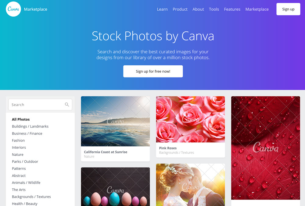 عکس های باکیفیت در سایت Canva برای دانلود عکس با کیفیت