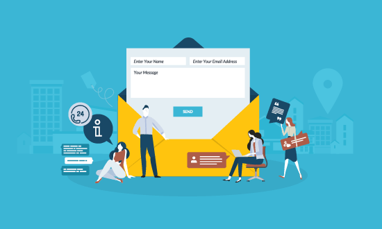 contact form- فرم تماس با ما