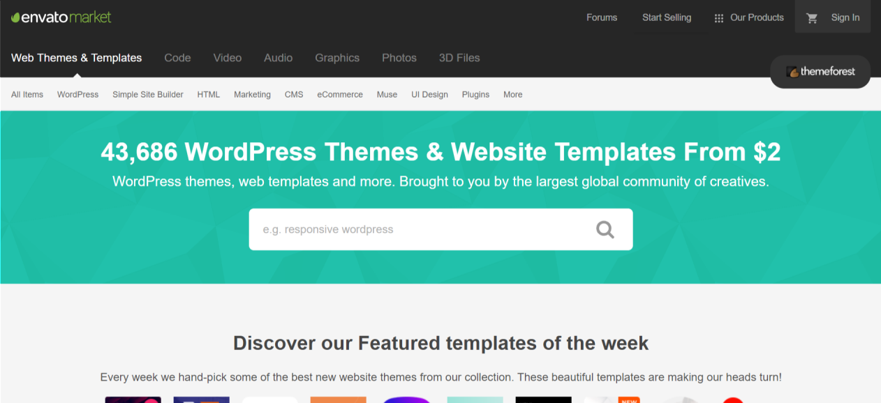 خرید از themeforest