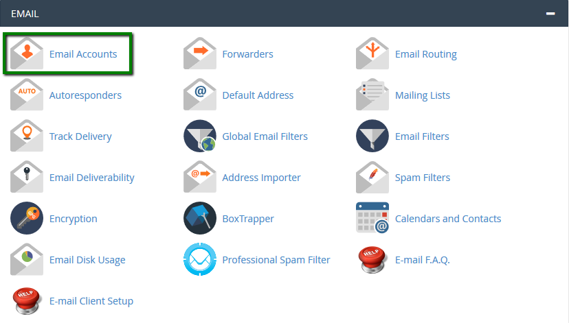 نحوه ساخت ایمیل تجاری در cpanel 