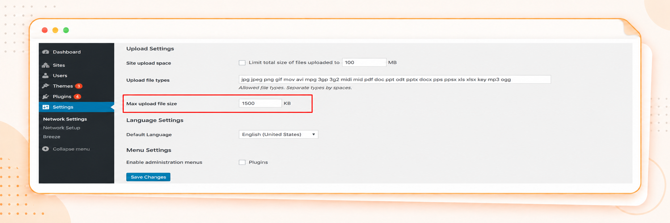 خطای upload_max_filesize