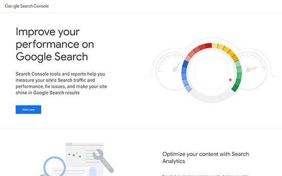 google search console