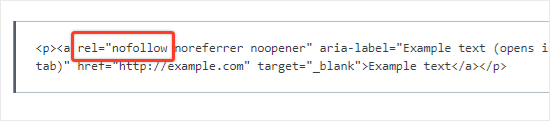 لینک های خارجی NoFollow در وردپرس