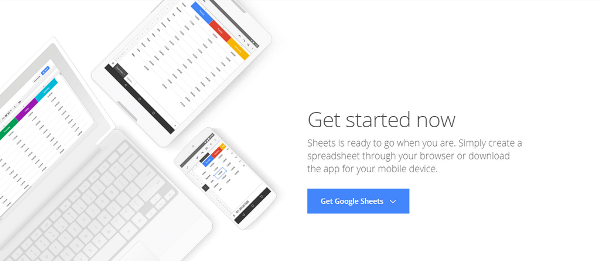 Google Spreadsheets نرم افزار دورکاری