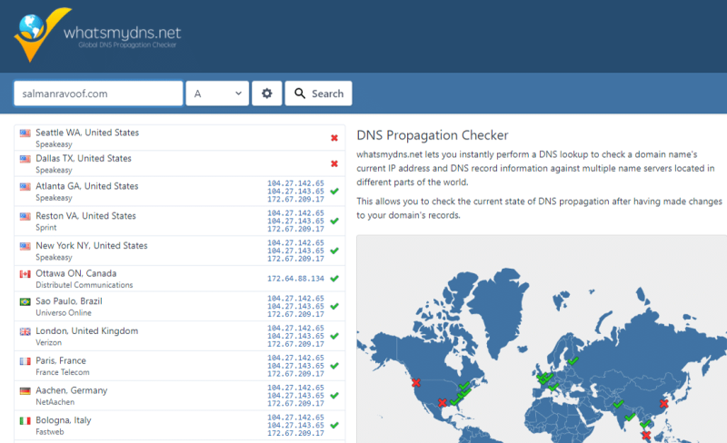 whatsmydns.net DNS Checker