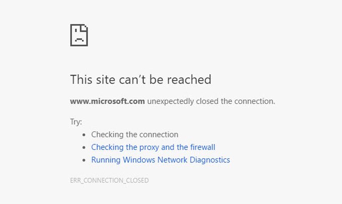 رفع خطای This site can’t be reached