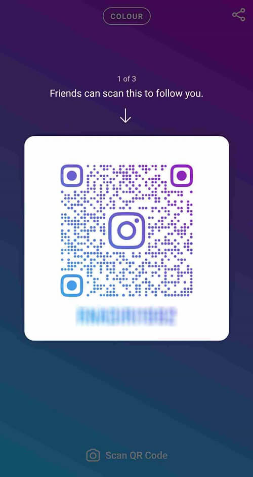 QR Code مختص صفحه اینستاگرام خودتان