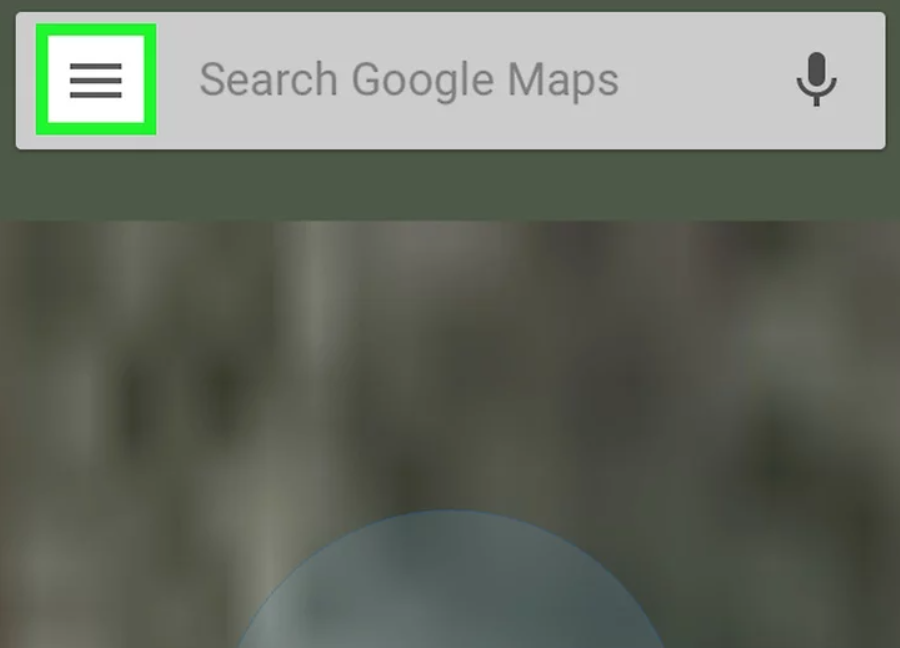 تنظیمات گوگل مپ در گوشی