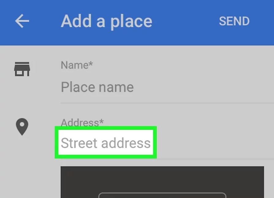 ثبت آدرس در نقشه گوگل
