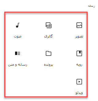 المان های رسانه در نوشته های وردپرس
