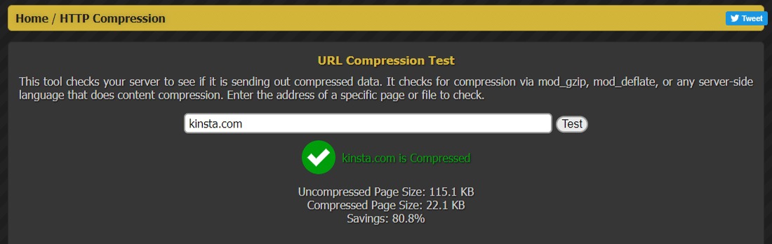 فضای HTTP Compression