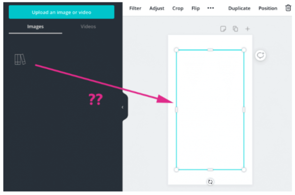 تنظیمات تصویر کاور هایلایت در کانوا