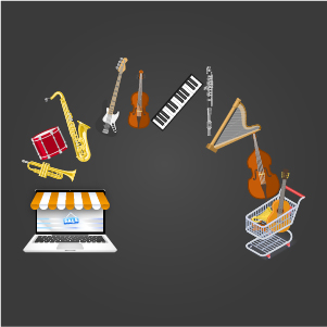 فروشگاه اینترنتی لوازم موسیقی