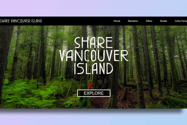 وب سایت Share Vancouver Island