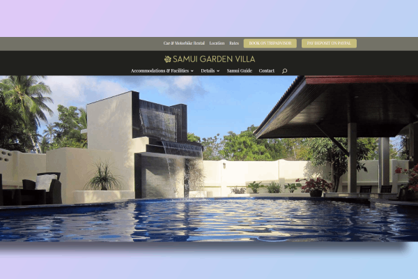 وب سایت Samui Garden Villa