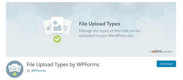  افزونه File Upload Type by WPForms 