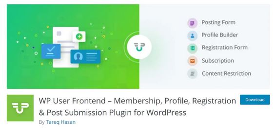 افزونه WP User Frontend