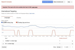 Google Deprecates International Targeting Report In Search Console