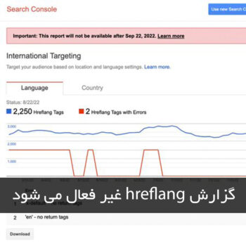 The International Targeting report has been removed from Search Console