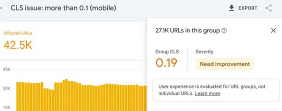 google improving the Core Web Vitals report
