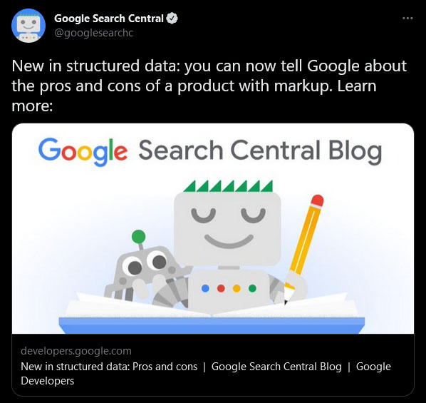 google tweet about pros and cons future