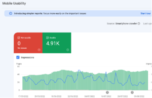 new Search Console classifications are live core web vitals mobile