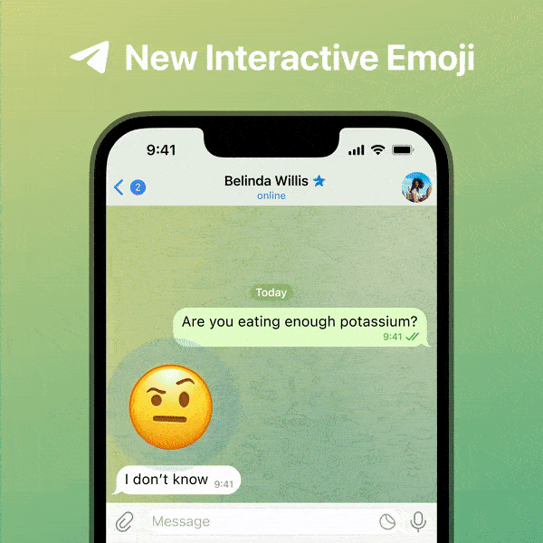 new interactive emoji