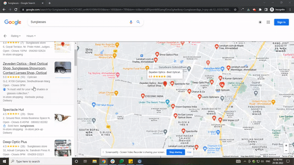 توسعه LocalPack و Google Map
