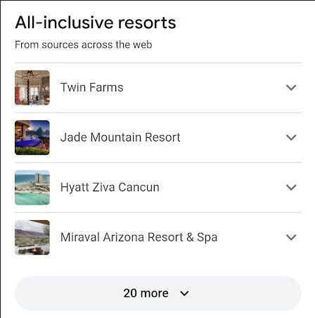 فیچر all-inclusive resorts