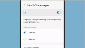 SOS emergency mode on Google Pixel phones