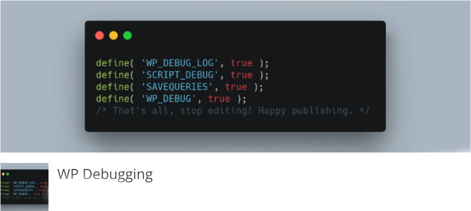 استفاده از افزونه wp-debugging برای فعالسازی حالت اشکال زدایی