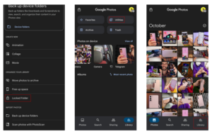افزونه Locked Folders گوگل فوتوز