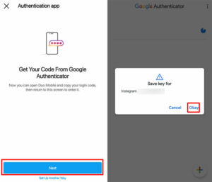 روش فعال‌سازی احراز هویت دومرحله‌ای ازطریق Authentication App