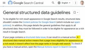 Structured data issues alone DON'T impact rankings in Search