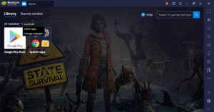 دانلود از گوگل پلی با Bluestacks