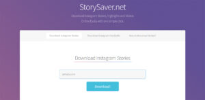 دانلود استوری اینستاگرام بدون برنامه Storysaver.net