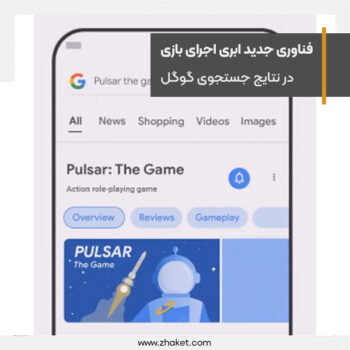 The new technology of playing console games in Google search results
