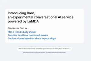 Google unveiled a new artificial intelligence named Bard