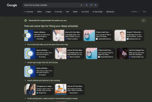 SGE - google search generative experience