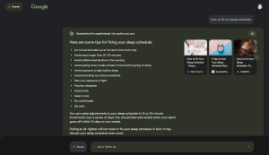 SGE - google search generative experience