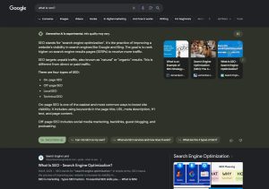 generative AI can help you search