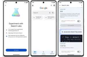 با Search Labs کاربران می‌توانند ایده‌ها و محصولات جسورانه جدید درحال بررسی این شرکت درزمینه جستجو را آزمایش کنند