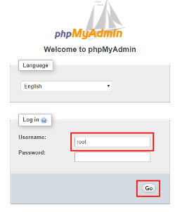 ساخت دیتابیس ومپ