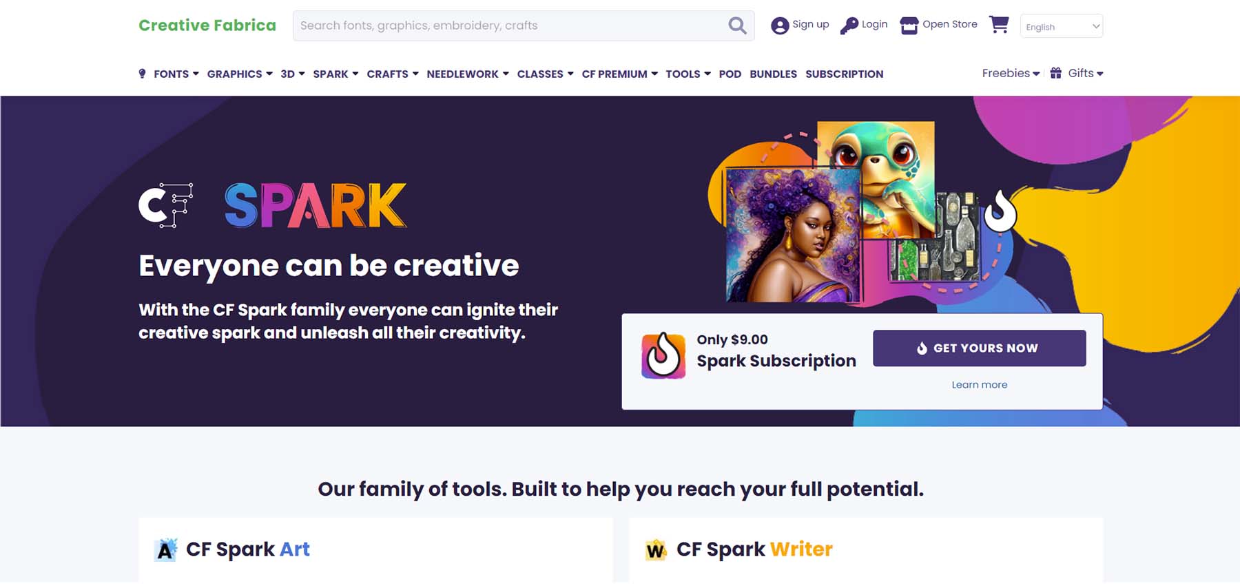 ابزار CF Spark با بک گراند بفنش