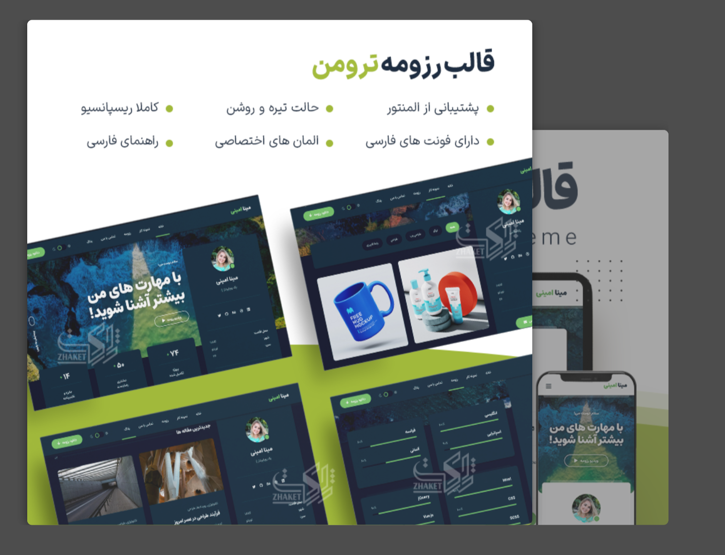 قالب رزومه ترومن