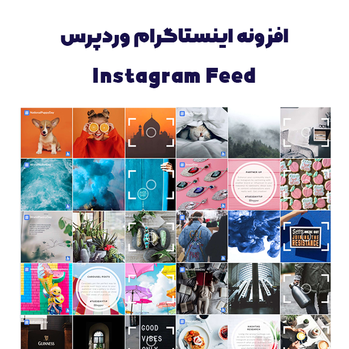 افزونه Instagram feed