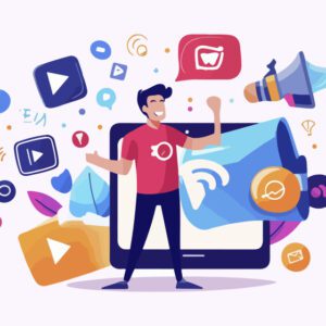 یک اقا در حال امتحان ابزار مختلف برای دانلود از یوتیوب