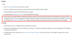 Google updates crawl budget docs for large sites with differing mobile and desktop pages and links