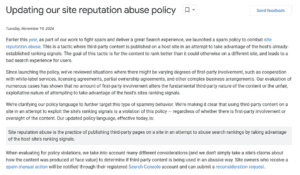 Updating our site reputation abuse policy